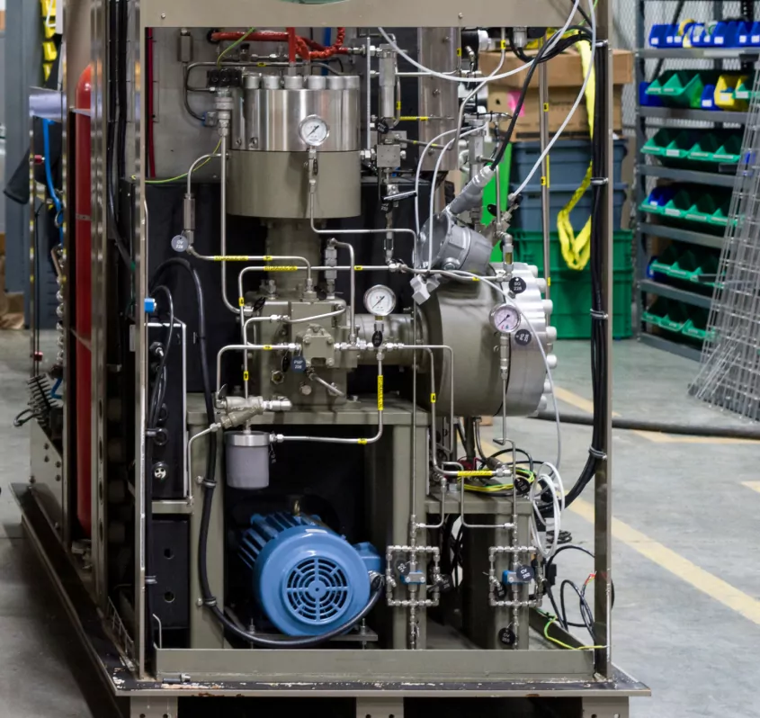 PDC diaphragm compressor