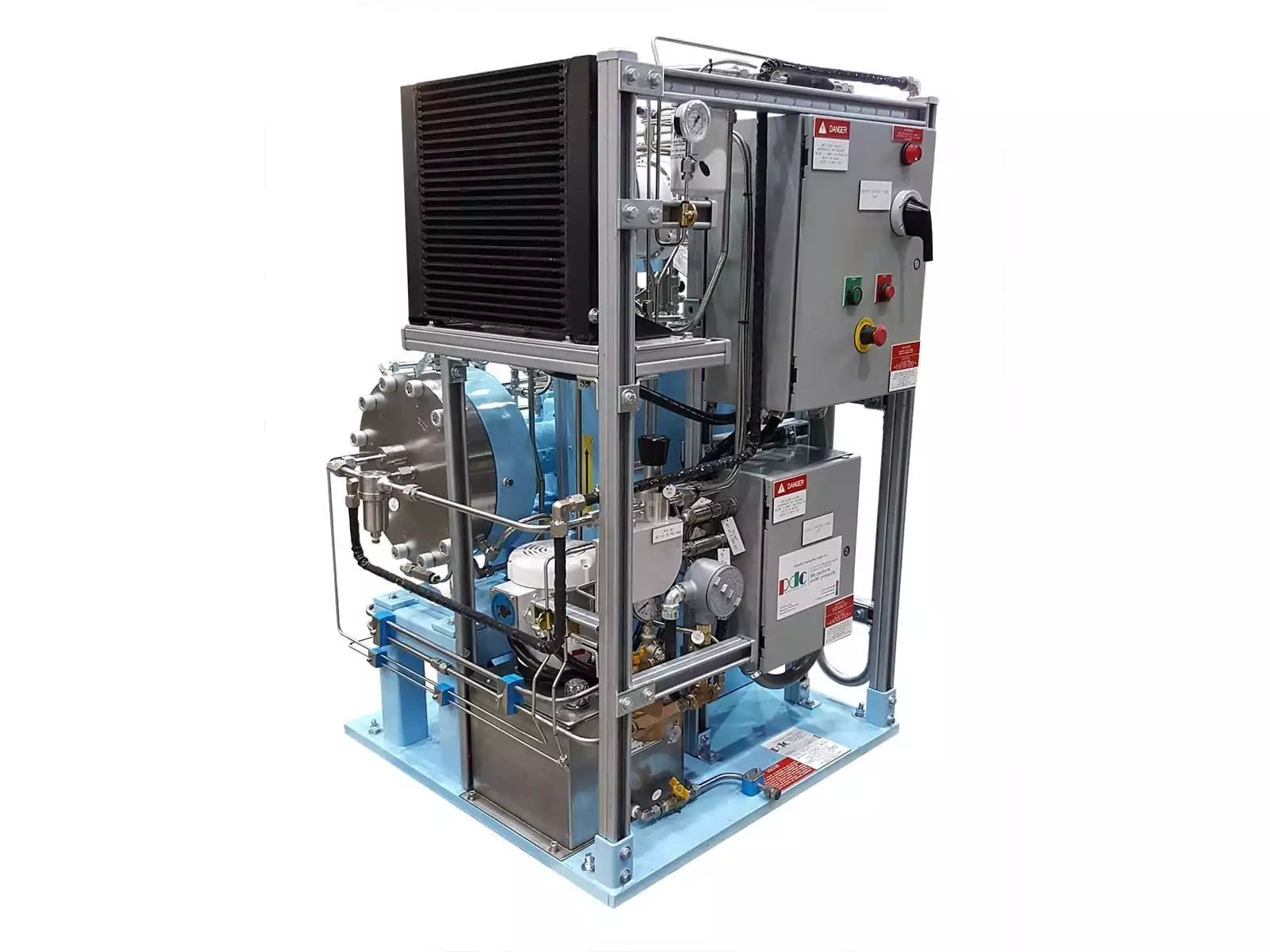 Two-stage xenon compressor