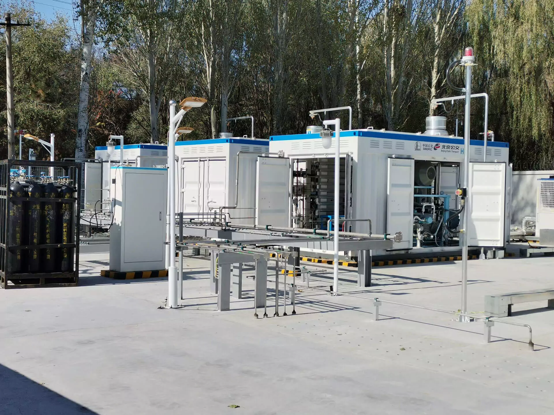 winter olympics hydrogen fueling station